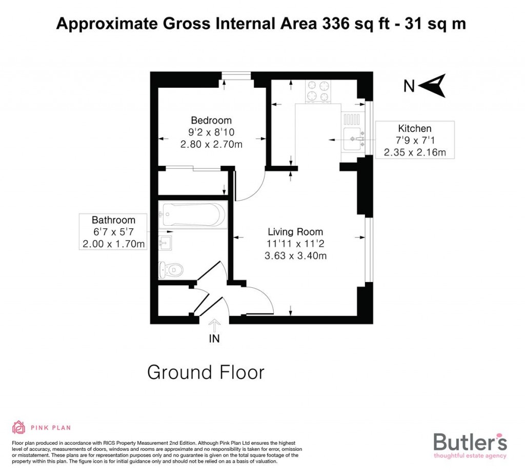 Floorplans For Chipstead Close, Sutton