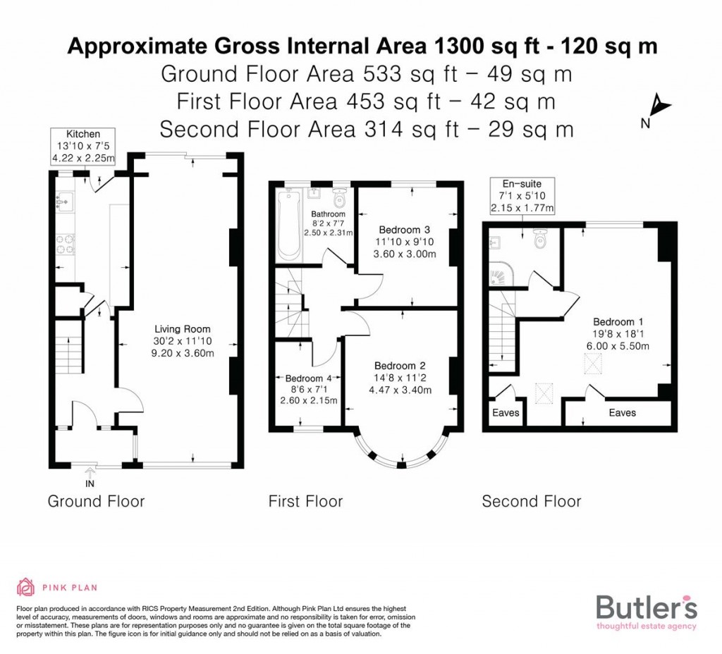 Floorplans For Reigate Avenue, Sutton
