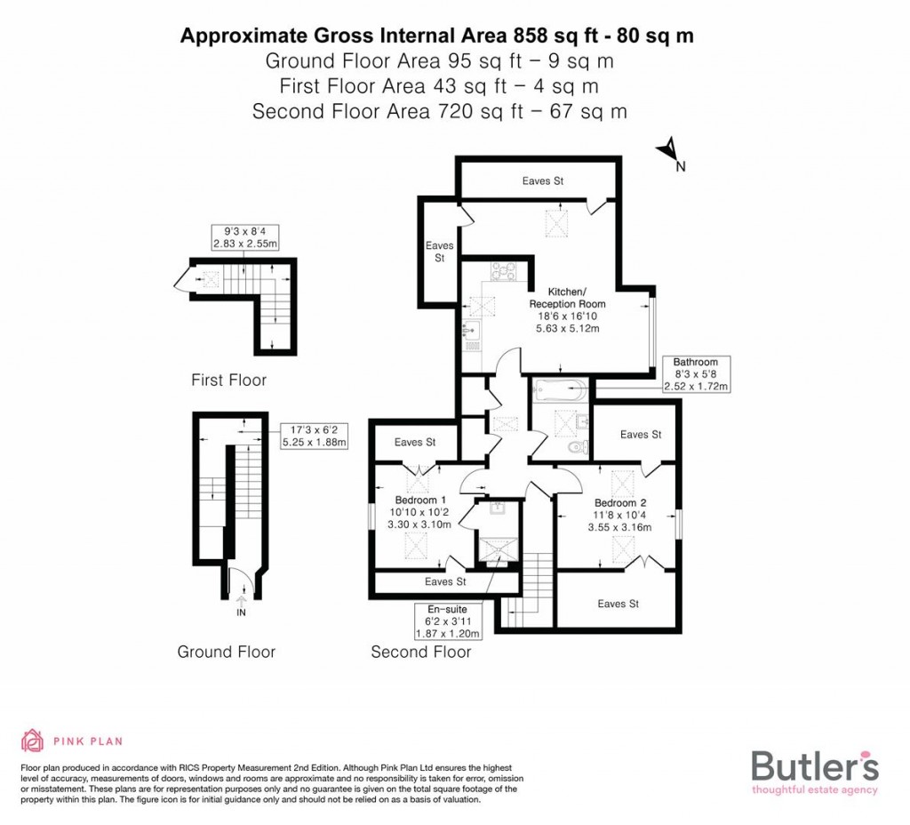 Floorplans For London Road, Cheam