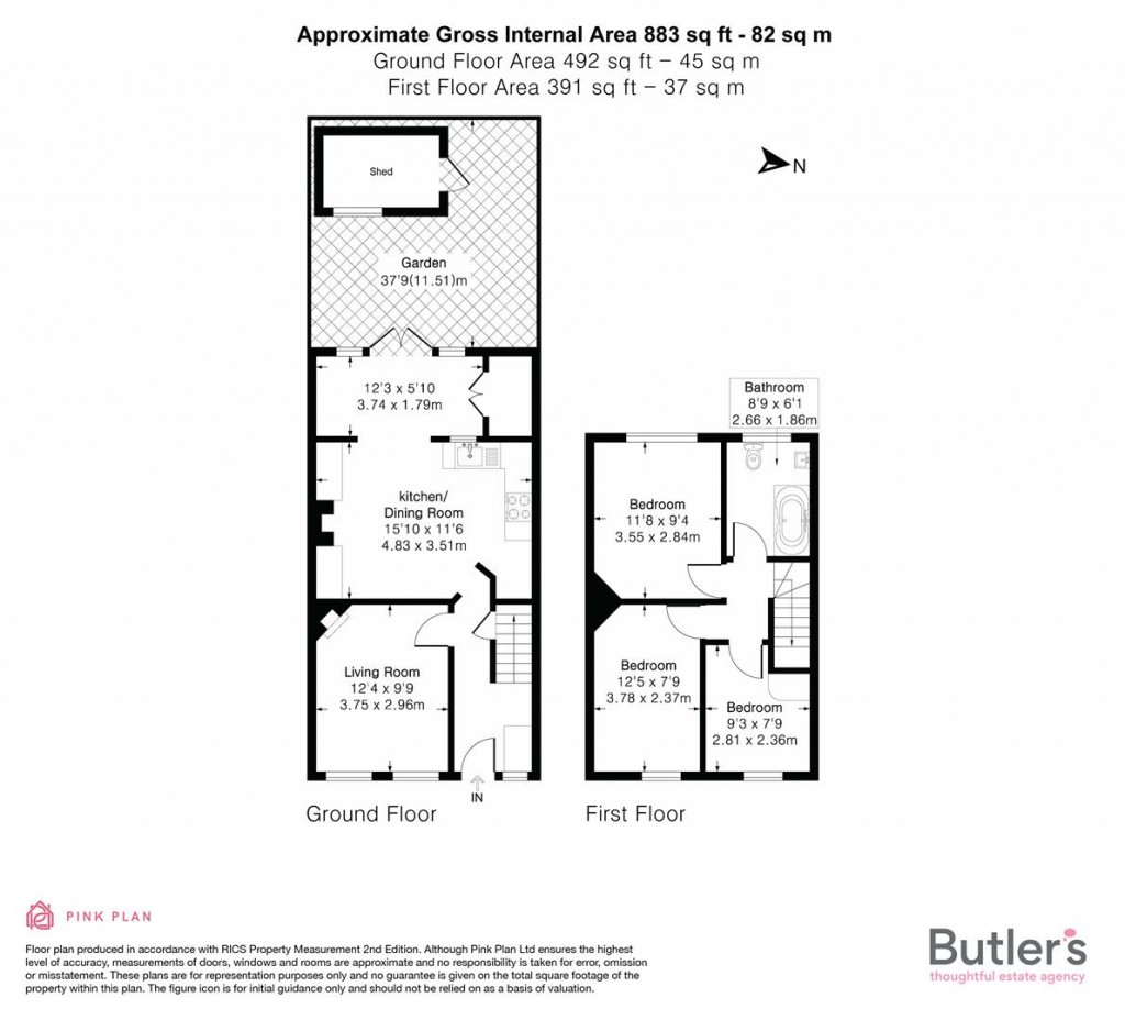 Floorplans For Cowper Avenue, Sutton