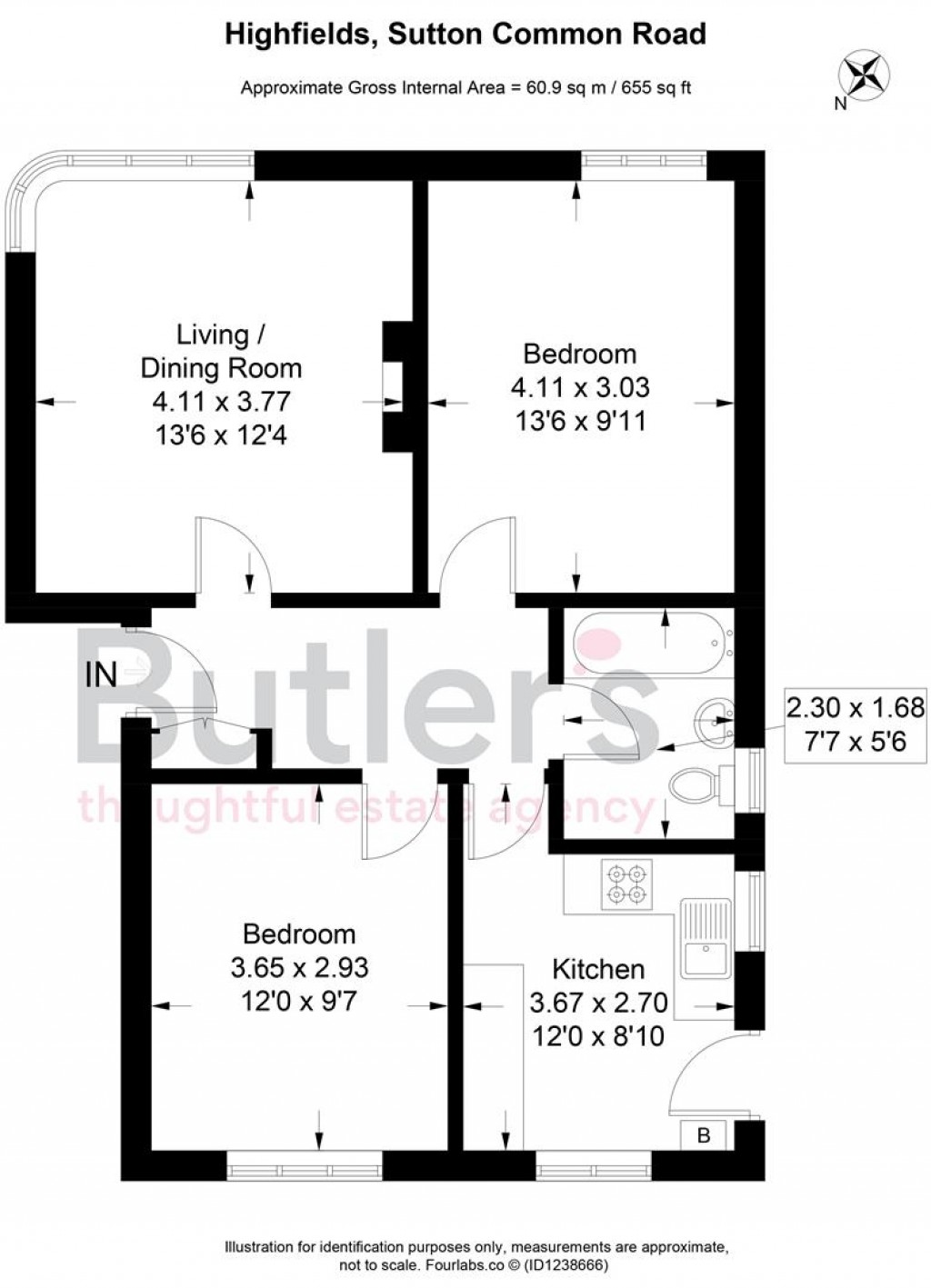 Floorplans For Sutton Common Road, Sutton