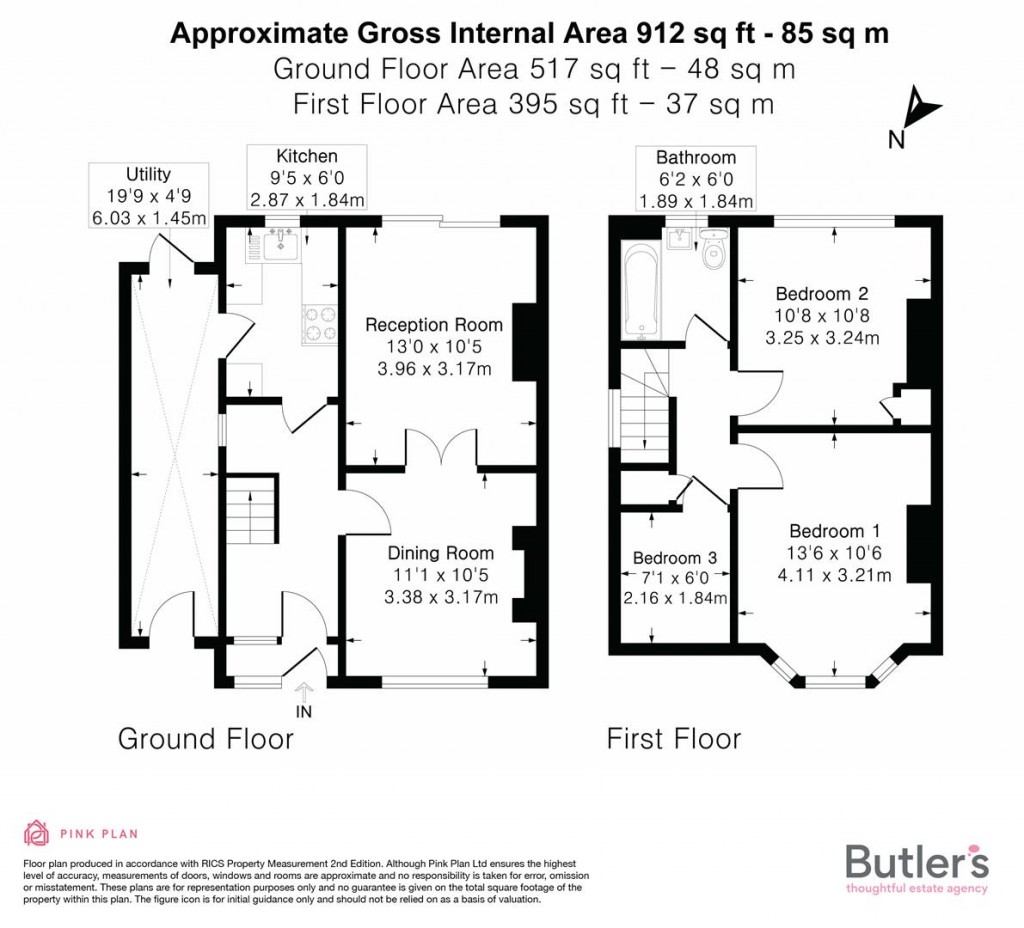 Floorplans For Byron Gardens, Sutton