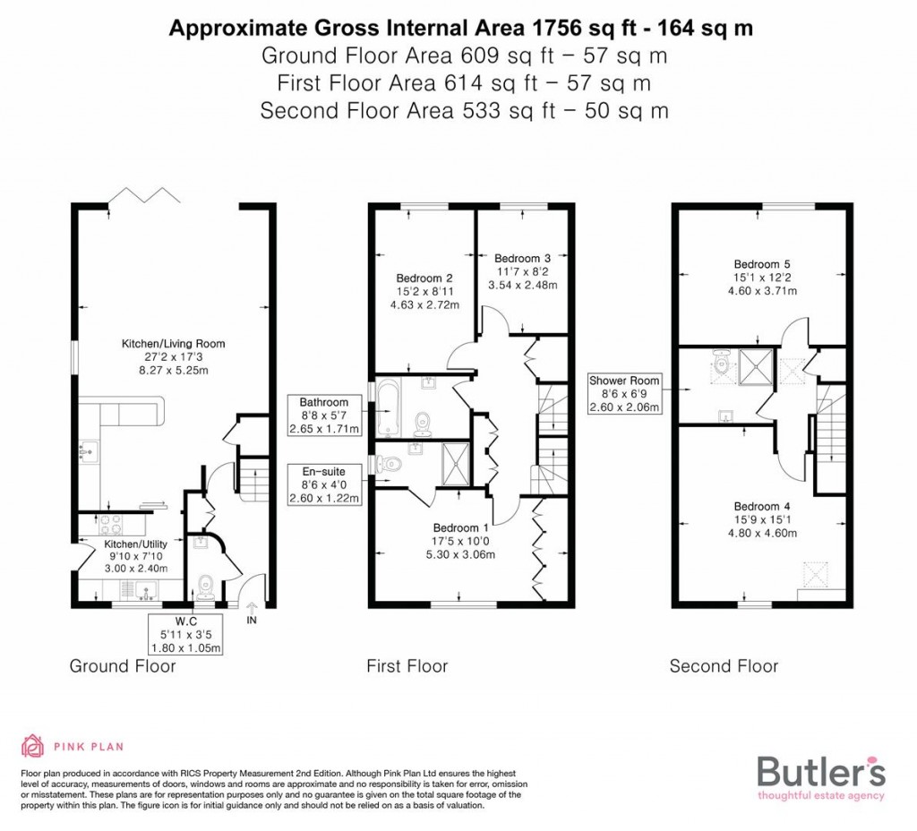 Floorplans For Westfield Place, Cheam, Sutton