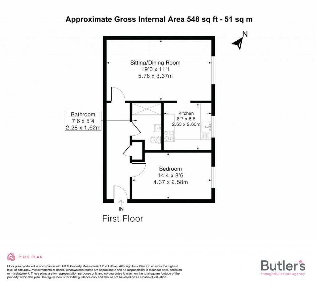 Floorplans For Darwin Close, Horsham