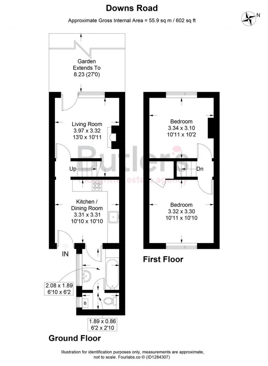 Floorplans For Downs Road, Sutton