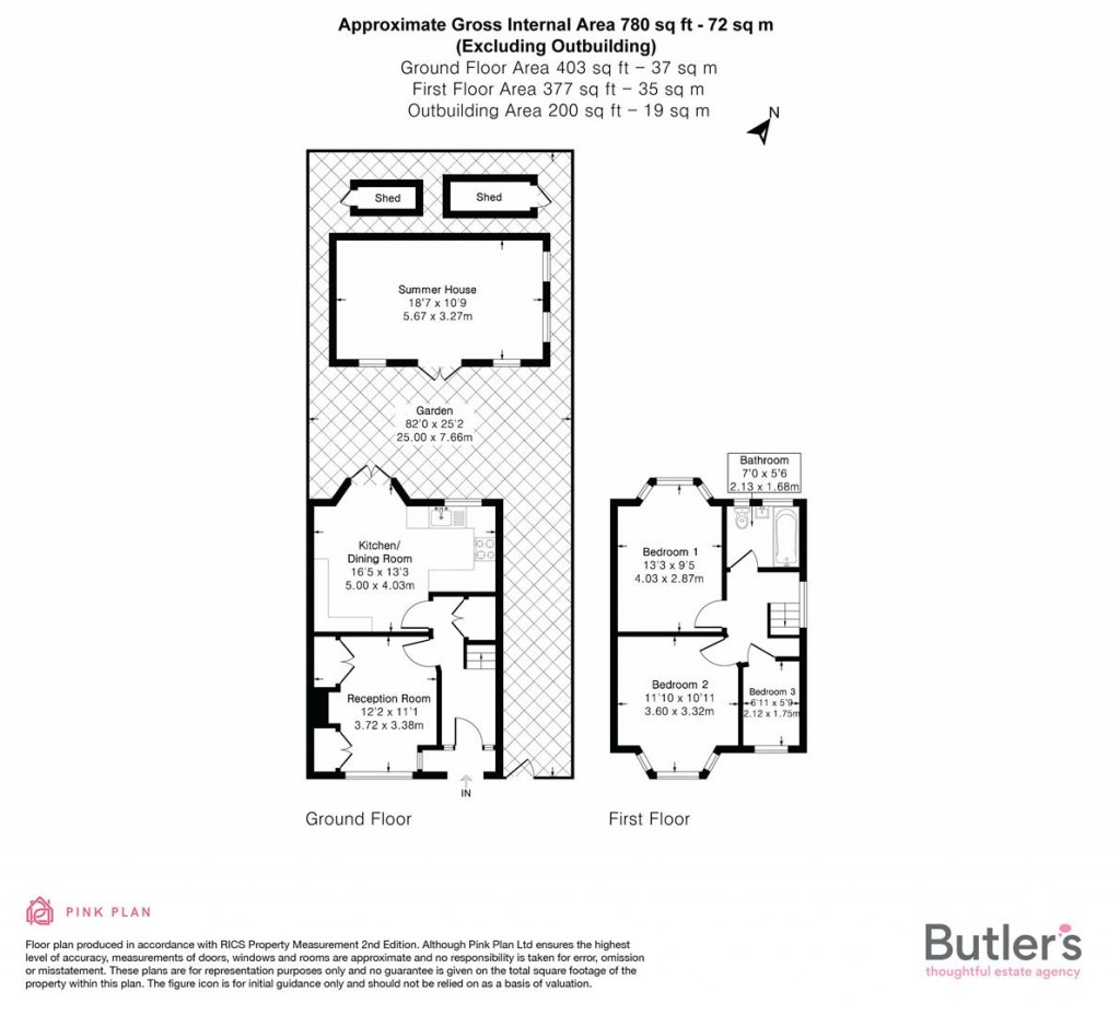 Floorplans For Brocks Drive, Cheam, Sutton
