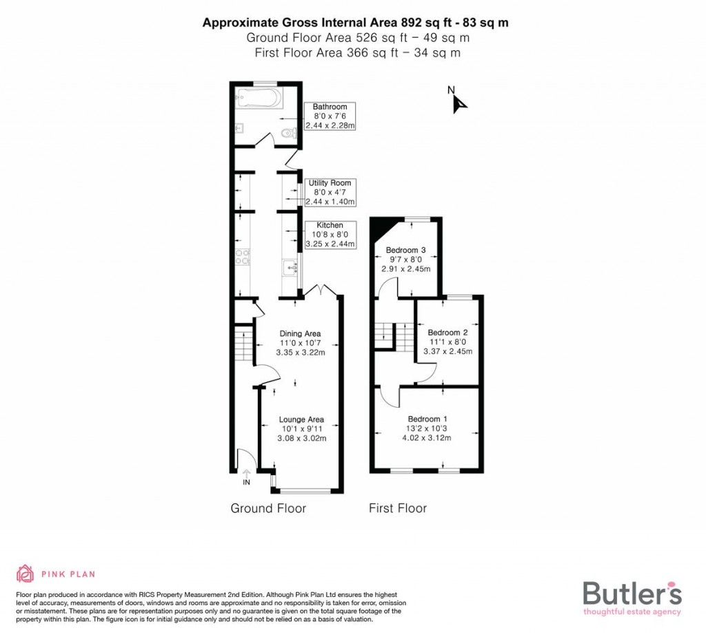 Floorplans For Collingwood Road, Sutton