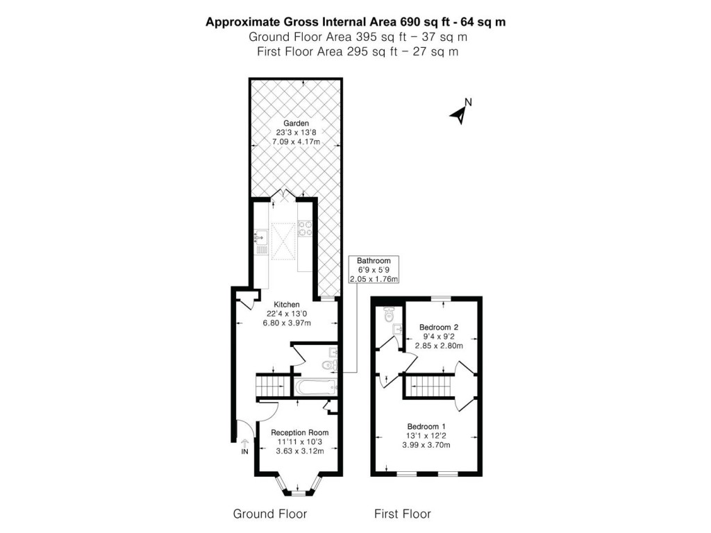 Floorplans For Beulah Road, Sutton