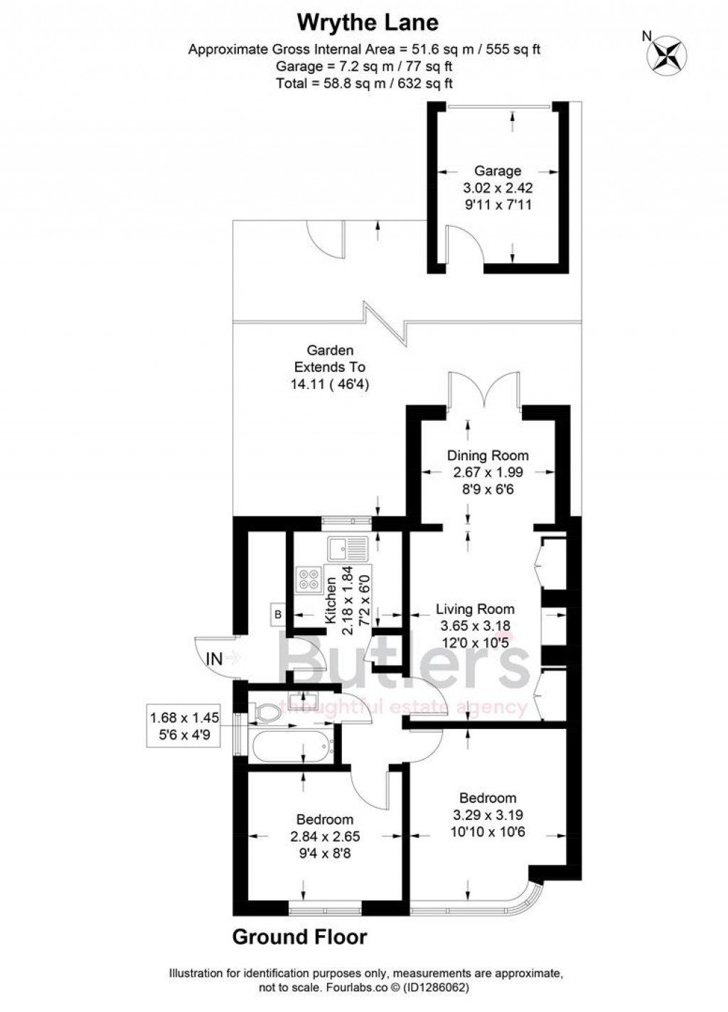Floorplans For Wrythe Lane, Carshalton