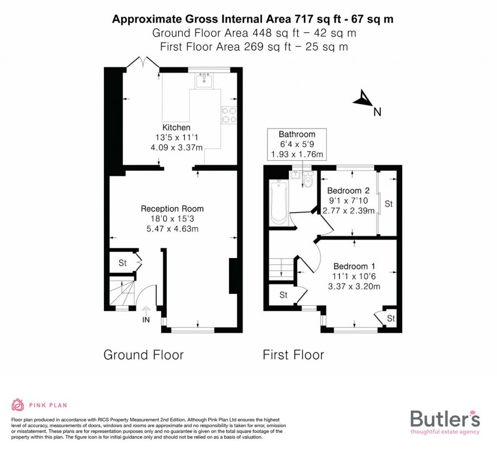 Floorplans For Conrad Drive, Worcester Park