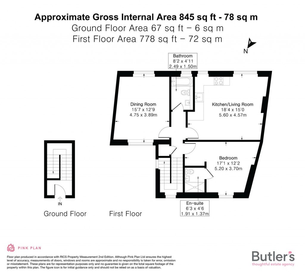 Floorplans For West Street, Ewell, Epsom