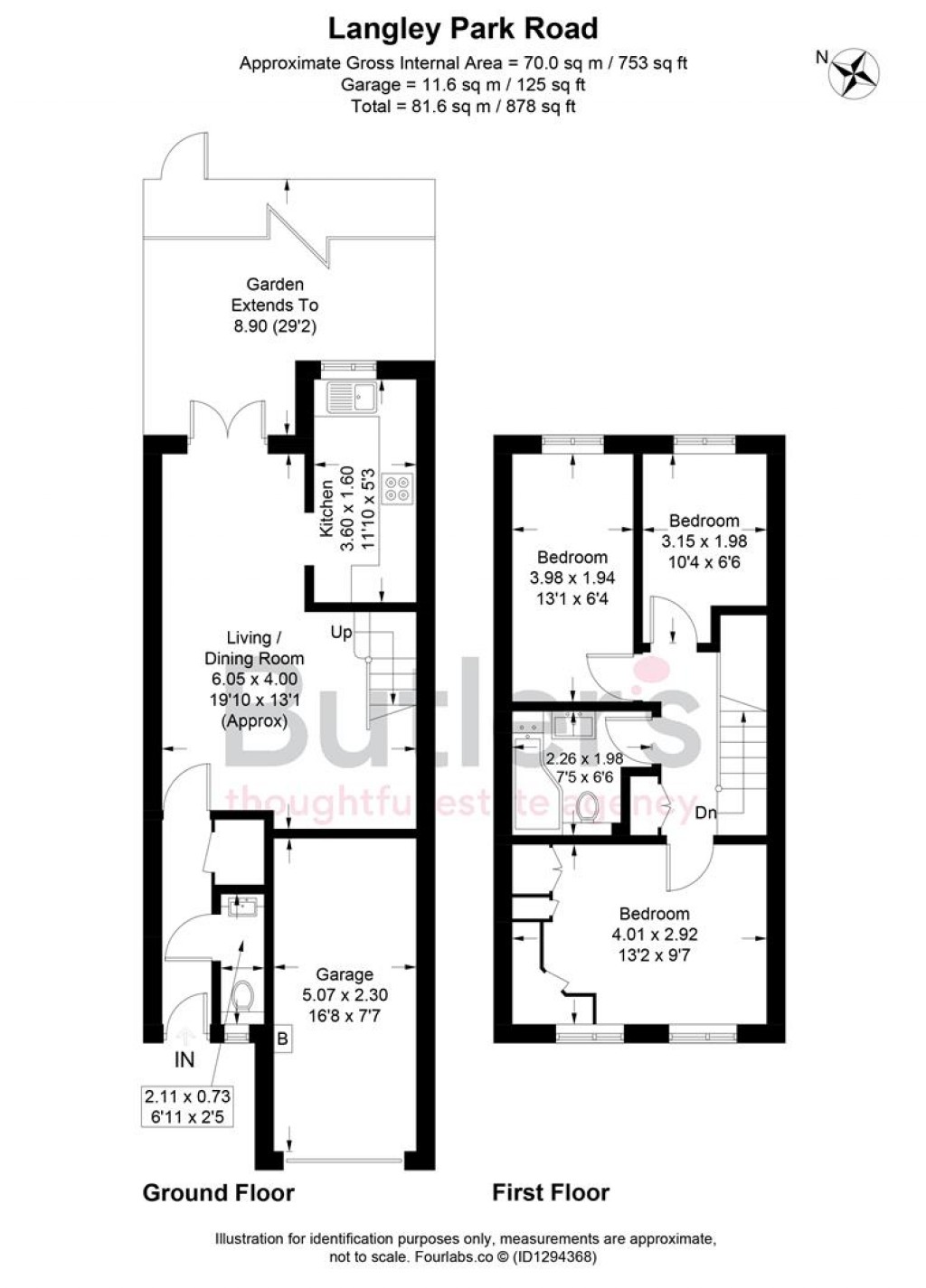 Floorplans For Langley Park Road, Sutton