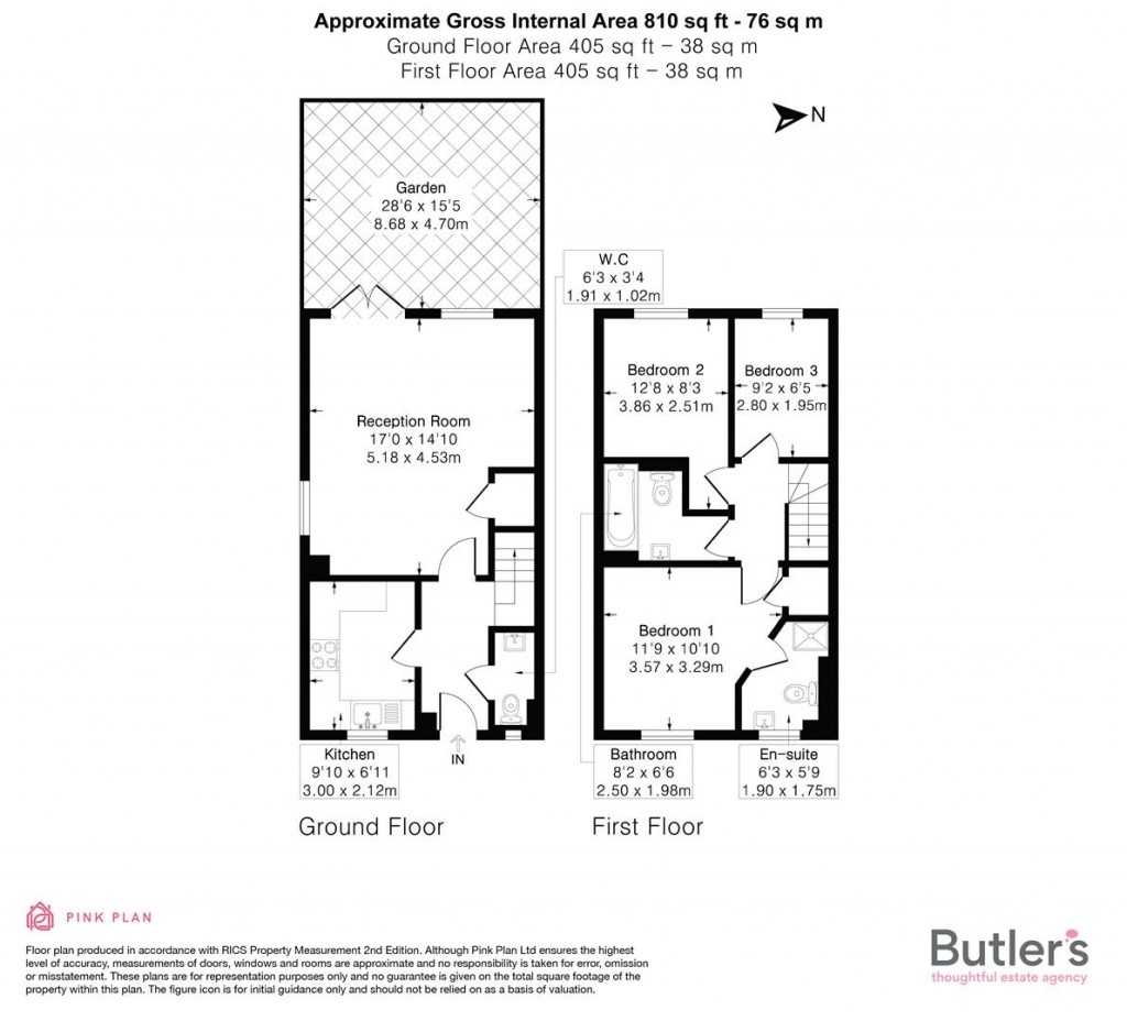 Floorplans For Roseacre Close, Sutton