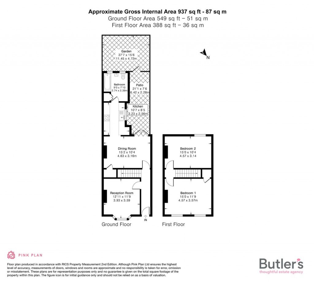 Floorplans For Collingwood Road, Sutton