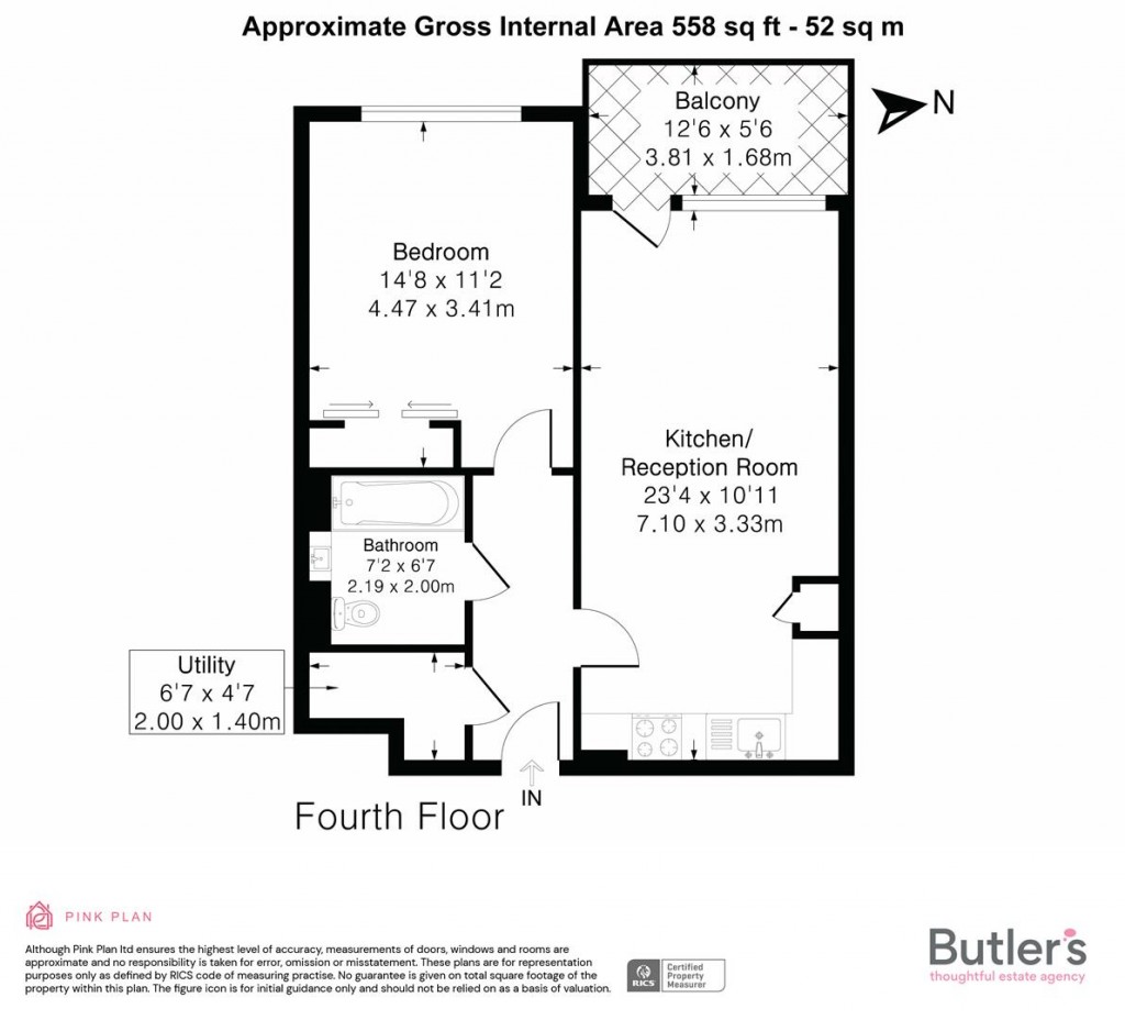 Floorplans For 328 High Street, Sutton