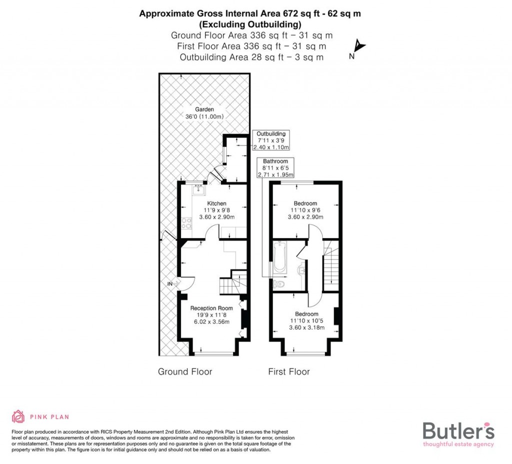 Floorplans For Vicarage Road, Sutton