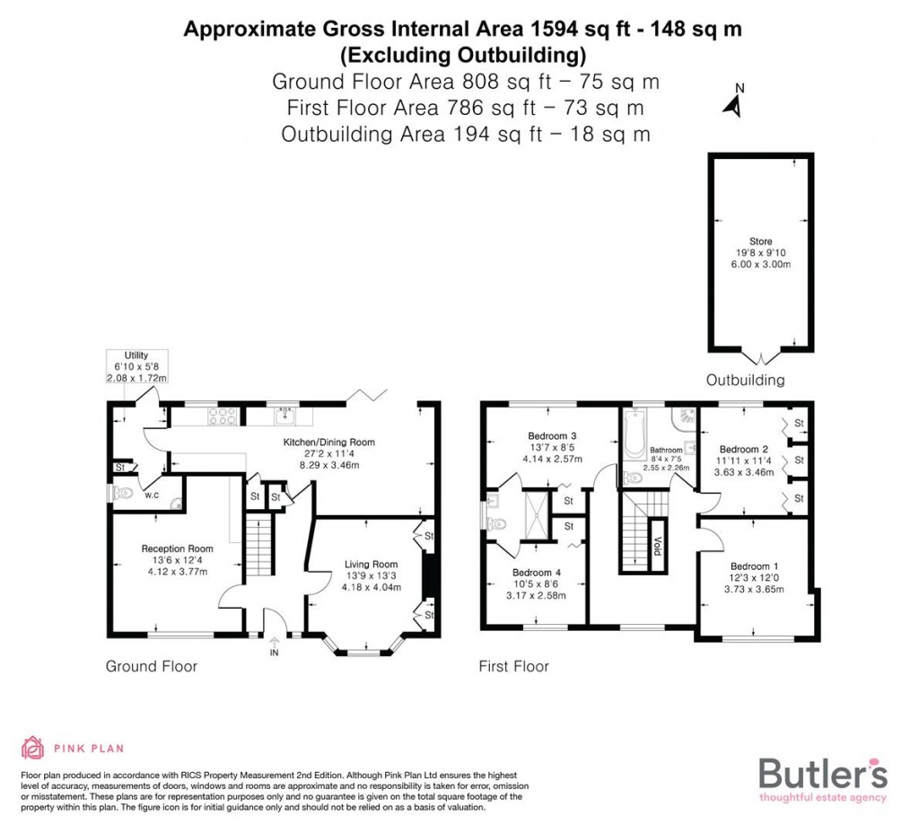 Floorplans For Broadmead Aveunue, Worcester park