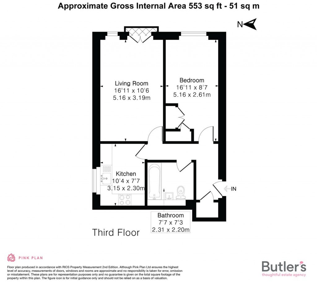 Floorplans For Galsworthy Road, Kingston Upon Thames