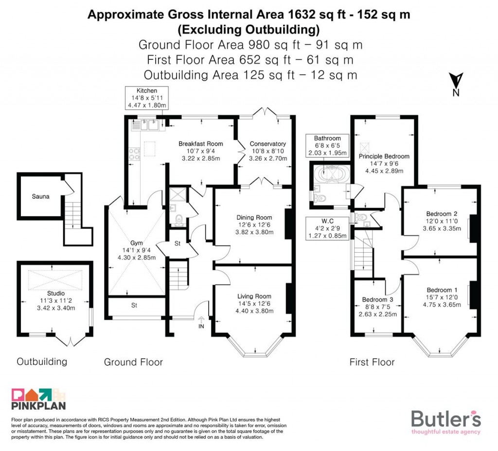 Floorplans For Bramley Road, Sutton