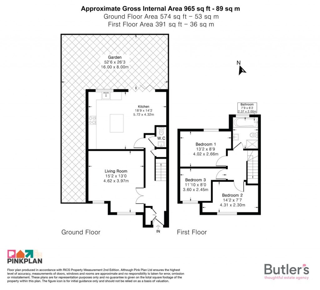 Floorplans For Whitland Road, Carshalton