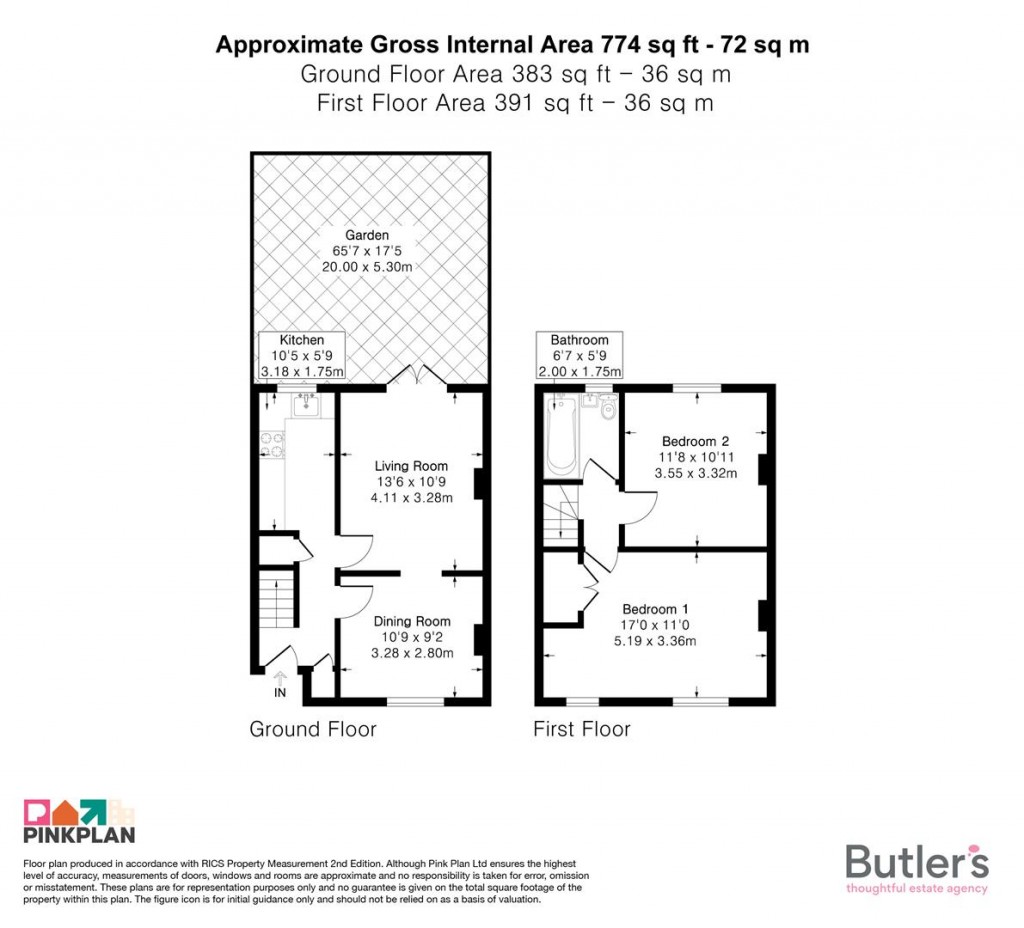 Floorplans For Reigate Avenue, Sutton