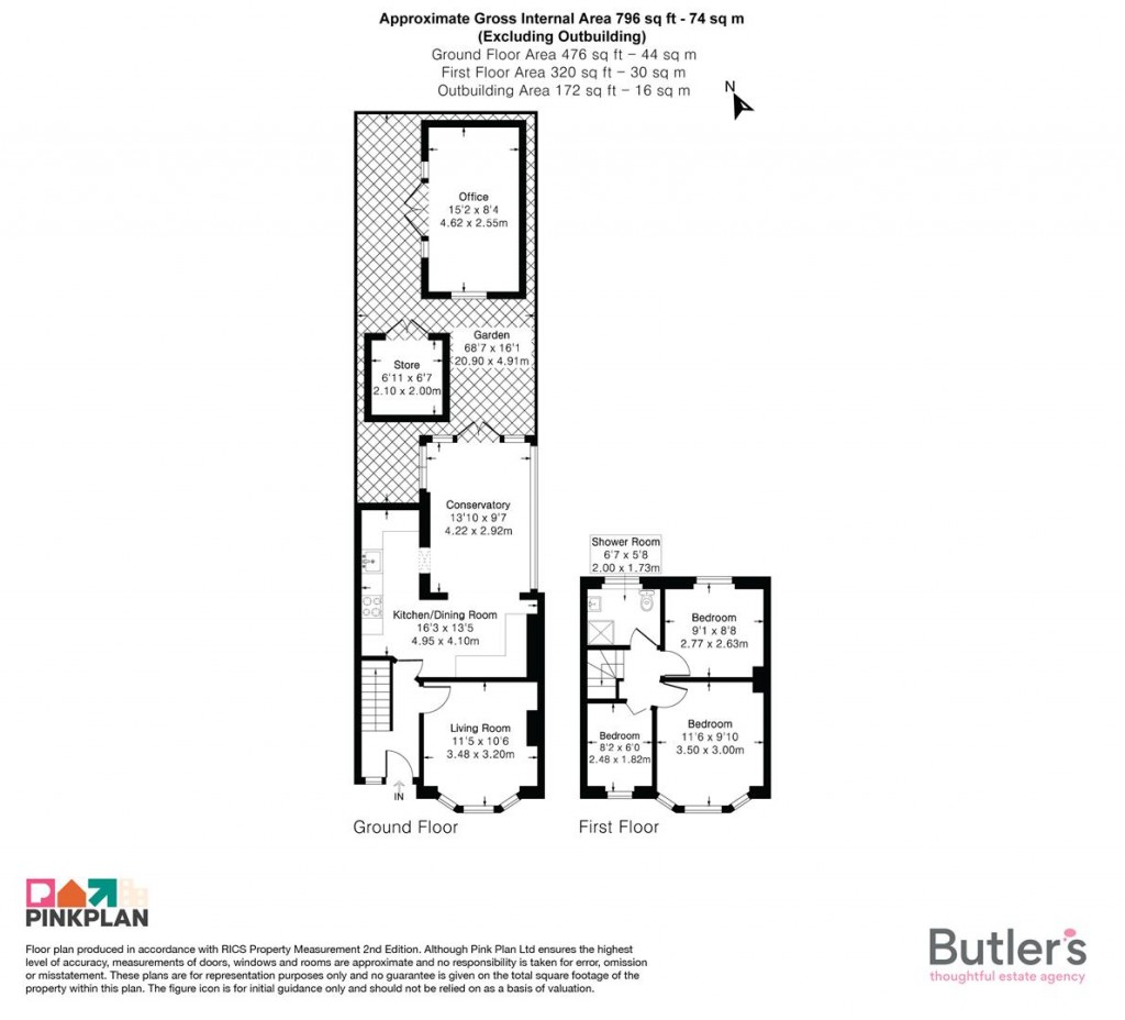 Floorplans For Pembury Avenue, Worcester Park