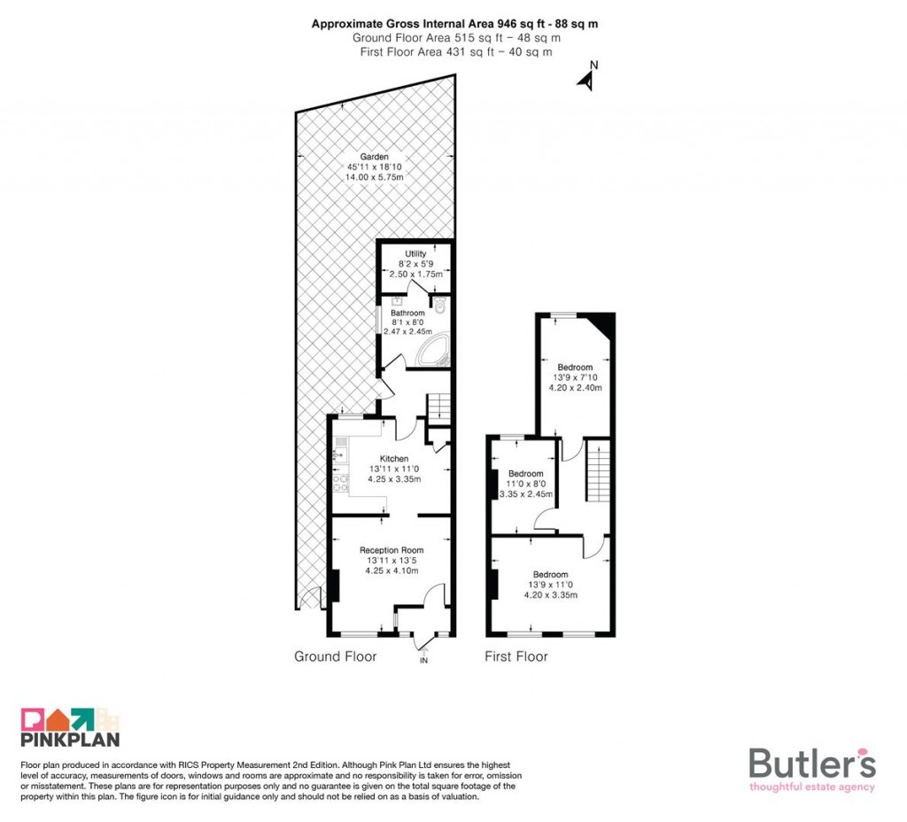 Floorplans For Westfield Road, Cheam, Sutton