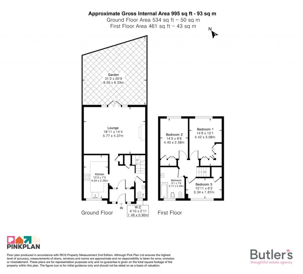 Floorplans For Riverside Close, Wallington