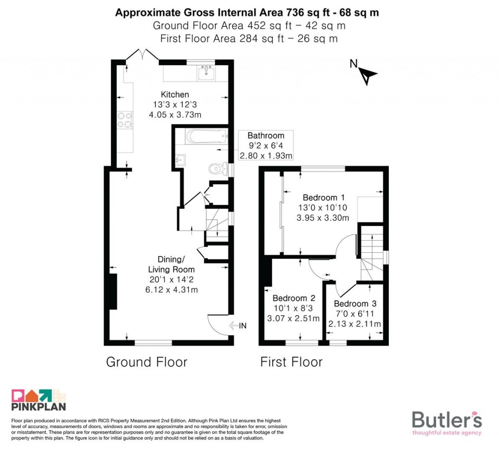 Floorplans For Wendling Road, Sutton