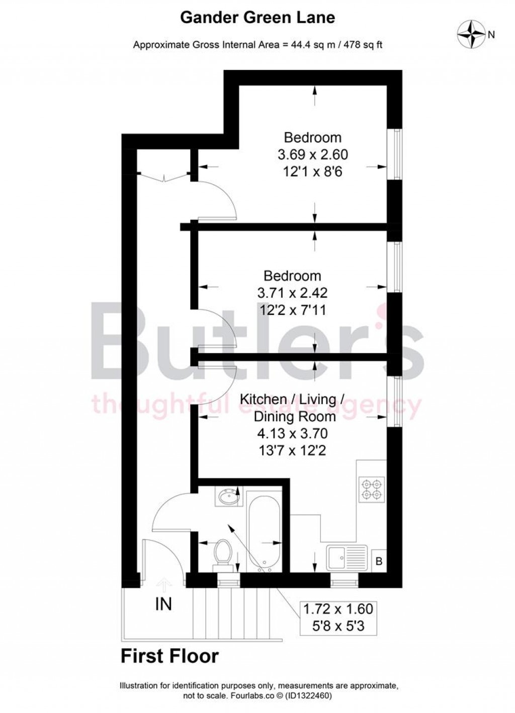 Floorplans For Gander Green Lane, Sutton